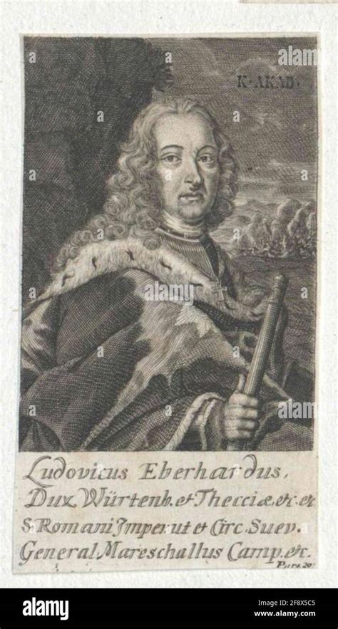 Eberhard Iv Ludwig Duke Of W Rttemberg Stock Photo Alamy