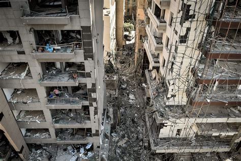 Antes Y Después De La Gran Explosión En Beirut Edificios Borrados Del