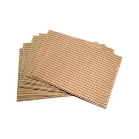 Brown Corrugated Paper Plain Packaging Sheet GSM 80 To 120 At Rs 35