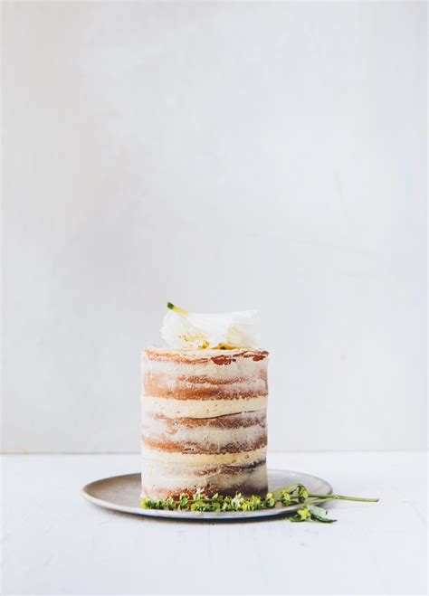 Naked Cake Au Babeurre Vanille Beurre Darachide Et P Pites De