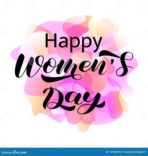 Happy Women s Day Internationaler Frauentag 8 März Vector