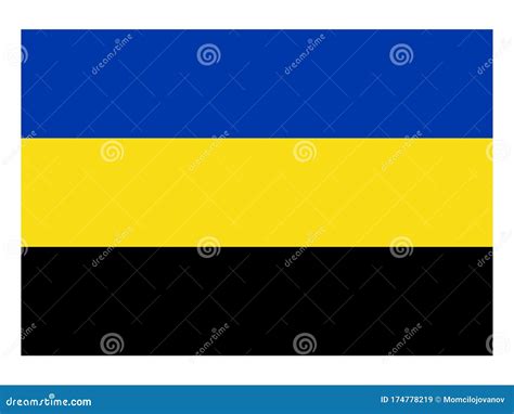 Flag of Gelderland stock vector. Illustration of overijssel - 174778219