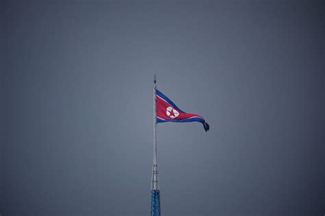 North Korean Flag Wallpaper