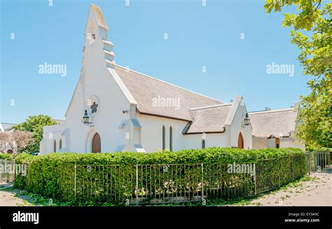 St Mary Anglican Church In Stellenbosch Building Commenced 1852 Stock