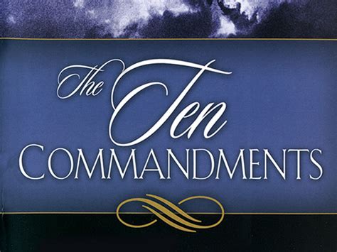 The Ten Commandments Part