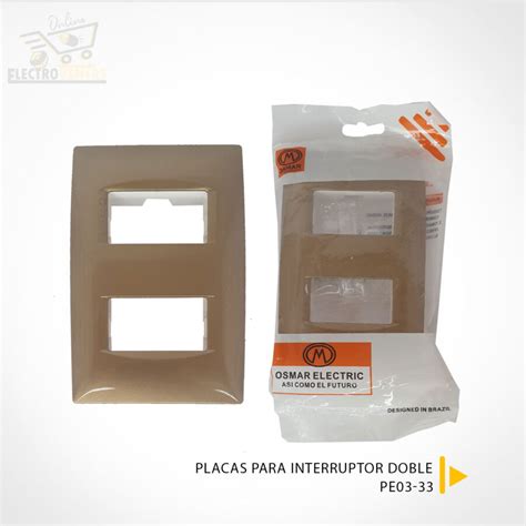 Pe Placas Para Interruptor Doble