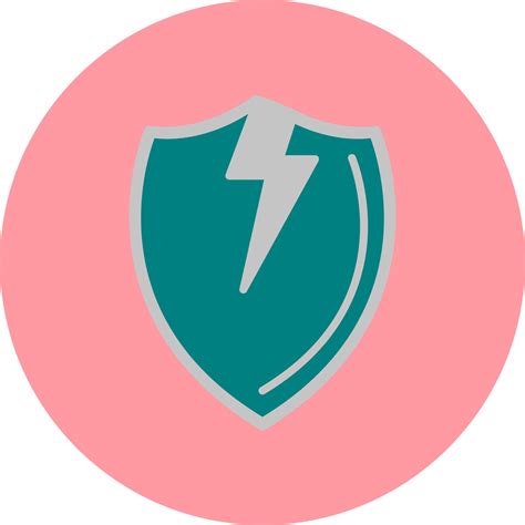 Broken Shield Vector Icon 20278683 Vector Art At Vecteezy