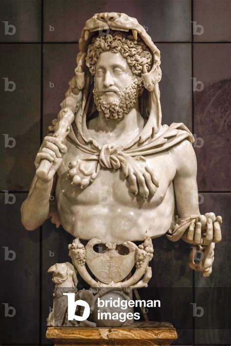 Bust Of Commodus As Hercules 180 193 Marble By Roman 2nd Century