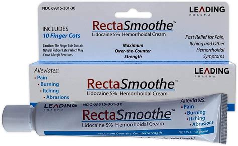 Lidocaine 5 Hemorrhoid Treatment By Rectasmoothe India Ubuy