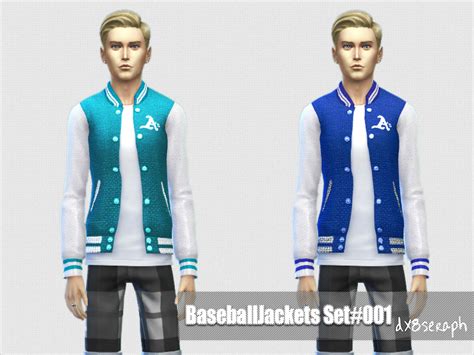 The Sims Resource Baseballjackets Set001