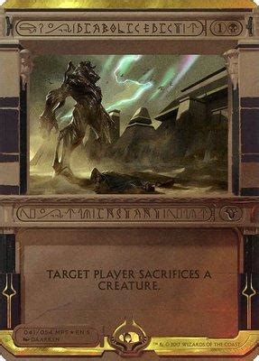 Diabolic Edict Masterpiece Series Invocations Card Kingdom