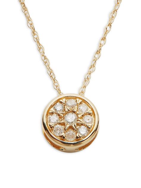 Access Denied Yellow Gold Diamond Pendant Diamond Pendant Necklace