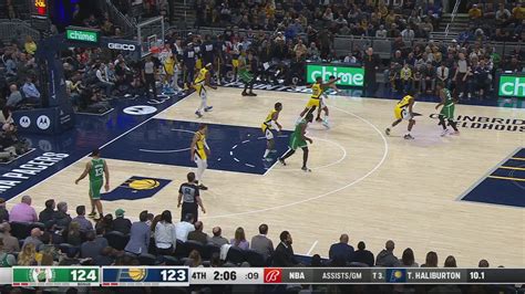 Challenge Of Called Foul Celtics Pacers Nba Official