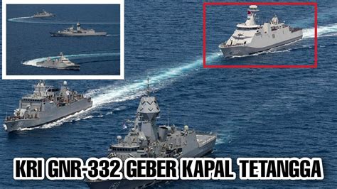 Kri I Gusti Ngurah Rai Bermanuver Dengan Kapal Perang Tetangga Youtube