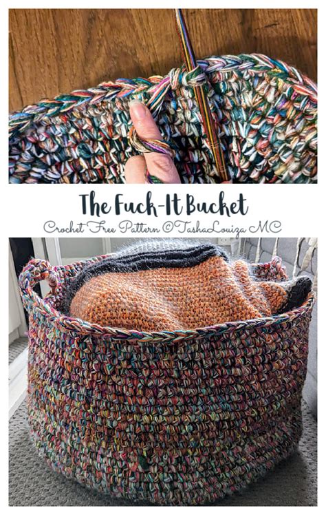 Scrap Yarn Basket Crochet Free Pattern Artofit