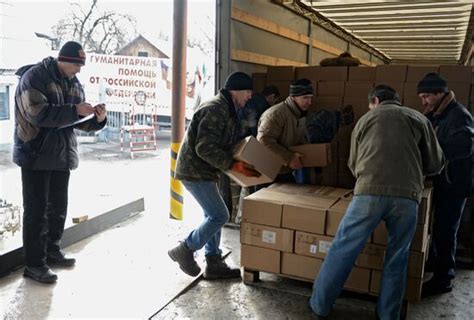 Sixteenth Russian Convoy Delivers Humanitarian Aid To Luhansk Sputnik