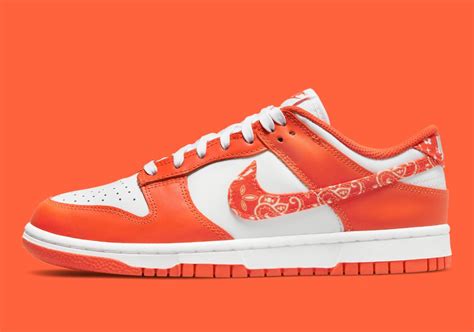 Nike Dunk Low Wmns Orange Paisley Dh Sneaker Style