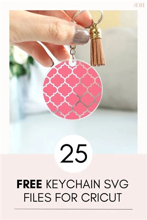 25 Free Keychain SVG Files For Cricut Acrylic Faux Leather