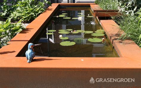 Cortenstaal In De Tuin Tuininrichting L Gras En Groen Winkel