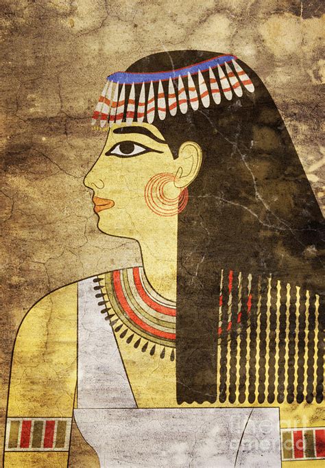 Woman of Ancient Egypt Mixed Media by Michal Boubin - Fine Art America