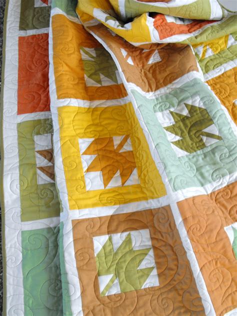 Falling Leaves Quilt Pattern Pieced Kd Springtime Quilt Pattern Ideas