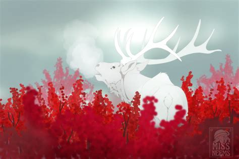 The White Elk by MissNeems on DeviantArt