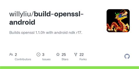 Github Willyliu Build Openssl Android Builds Openssl H With