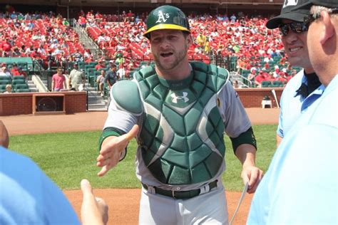 Watch Athletics Stephen Vogt Homers In Final Career At Bat UPI