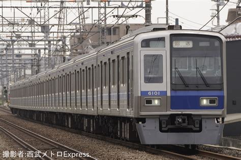 2nd Train 【西武】6000系6101f 武蔵丘車両検修場入場の写真 Topicphotoid 72402