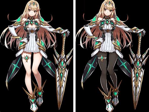 Xenoblade Chronicles 2 Adds In Mythras Smash Bros Ultimate Outfit