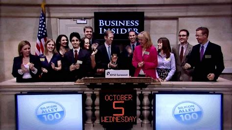 5 October 2011 Business Insider Rings The NYSE Opening Bell YouTube