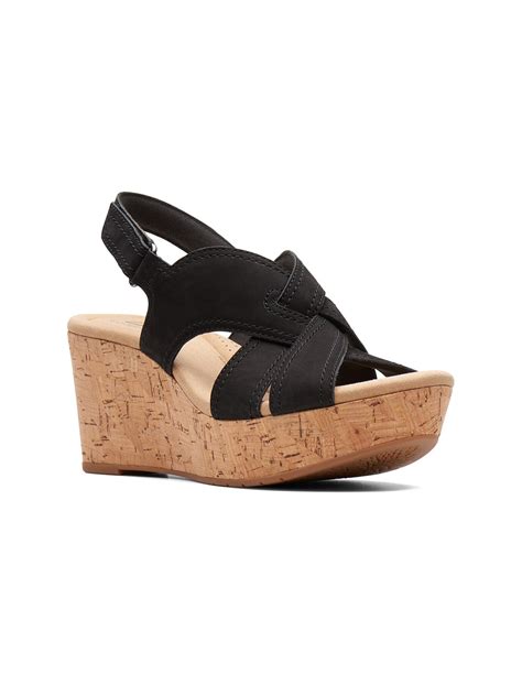 Buy Clarks Peep Toes Wedge Heels Heels For Women 21928366 Myntra