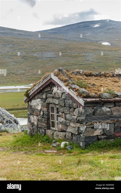 Glitterheim Is A Hut At The Foot Of Glittertind Jotunheimen National