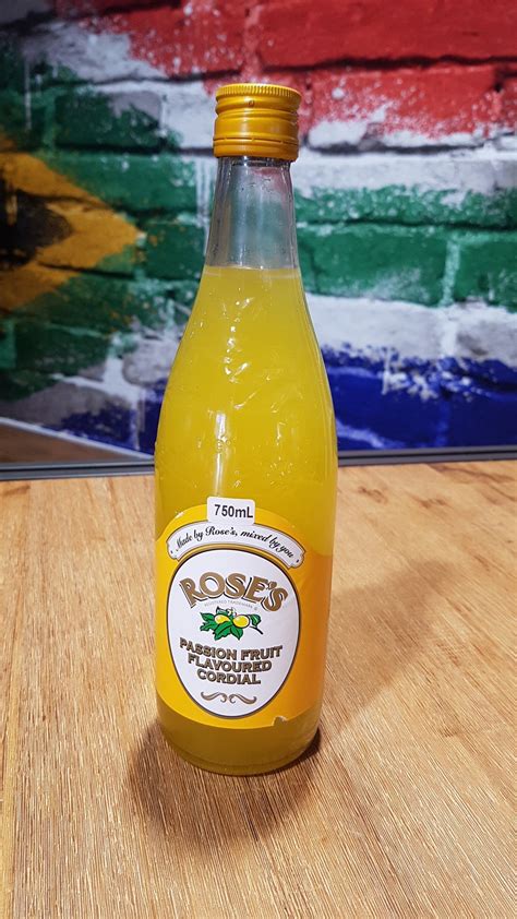 Roses Cordial Passion Fruit 750ml South African Home Foods