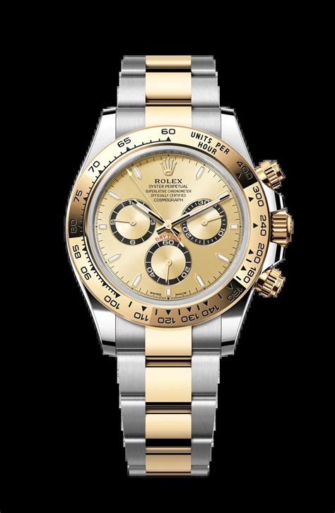 Rolex Cosmograph Daytona Steel Gold Champagne Dial Chronologie