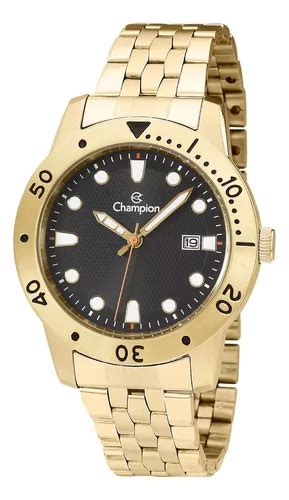 Reloj Champion Para Hombre Chapado En Oro Original Oro De 18 Quilates