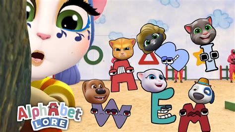 Alphabet Lore But My Talking Tom Friends Squid Game Youtube