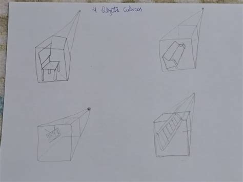 6 - PERSPECTIVA OBJETOS CUBICOS