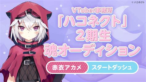 新規vtuber事務所ハコネクト2期生showroomオーディション開催！ Vtubertimes