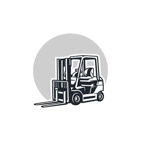 forklift vector isolated for illustration 5581218 Vector Art at Vecteezy