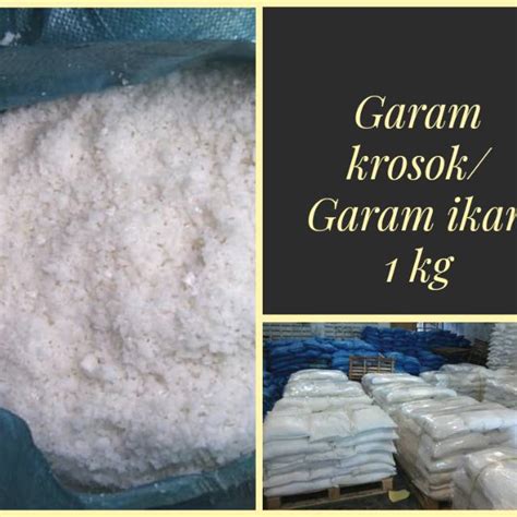 Jual Garam Krosok NaCl Garam Kasar Garam Ikan 1Kg Shopee Indonesia