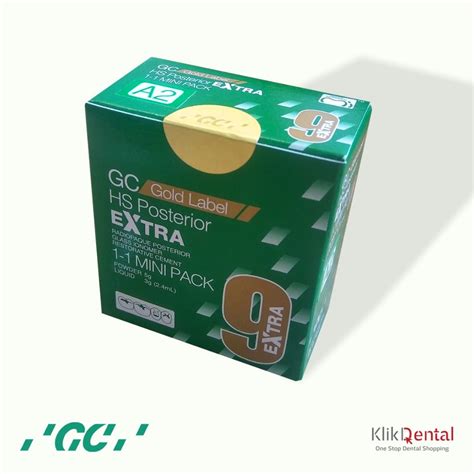 Jual Klik Dental Gc Fuji Ix Gold Label 9 Extra 1 1 Mini Pack Shopee