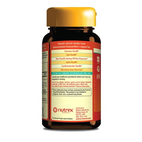 BioAstin Hawaiian Astaxanthin 12mg - 50ct – Nutrex Hawaii