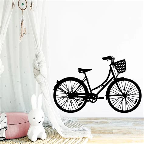 Pegatina De Pared Para Bicicleta Autoadhesivo Extra Ble De Watercolo