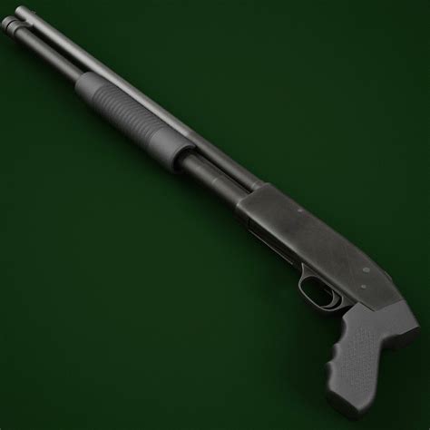 3d Shotgun Mossberg 500a Cruiser Model