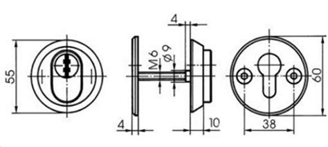 Rosace De S Curit Menuiserie Bois Pour Protection De Cylindre De Porte