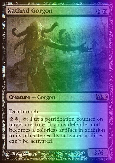 Mtg Magic The Gathering Xathrid Gorgon 1185 Magic 2013 Promos Lp