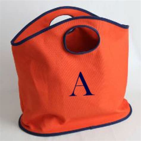 Canvas Orange Grab Bag