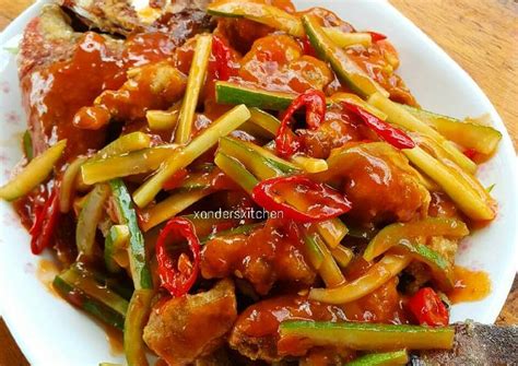 Resep Kakap asam manis oleh Xander's Kitchen - Cookpad