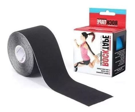 Fita Kinesio Tape Bandagem Funcional Elástica Adesiva Preto MercadoLivre